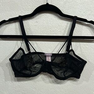 Savage x Fenty Unlined Underwire Front-Closure Snowflake Bra